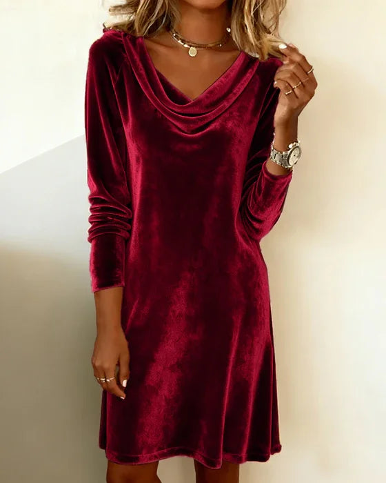 Rowan – Velvet Evening Dress