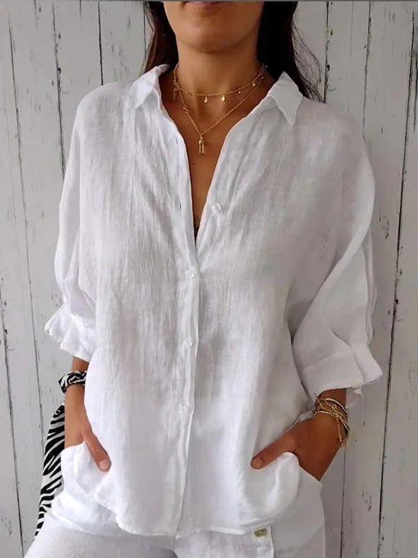 Hannah – Timeless Button-Up Shirt