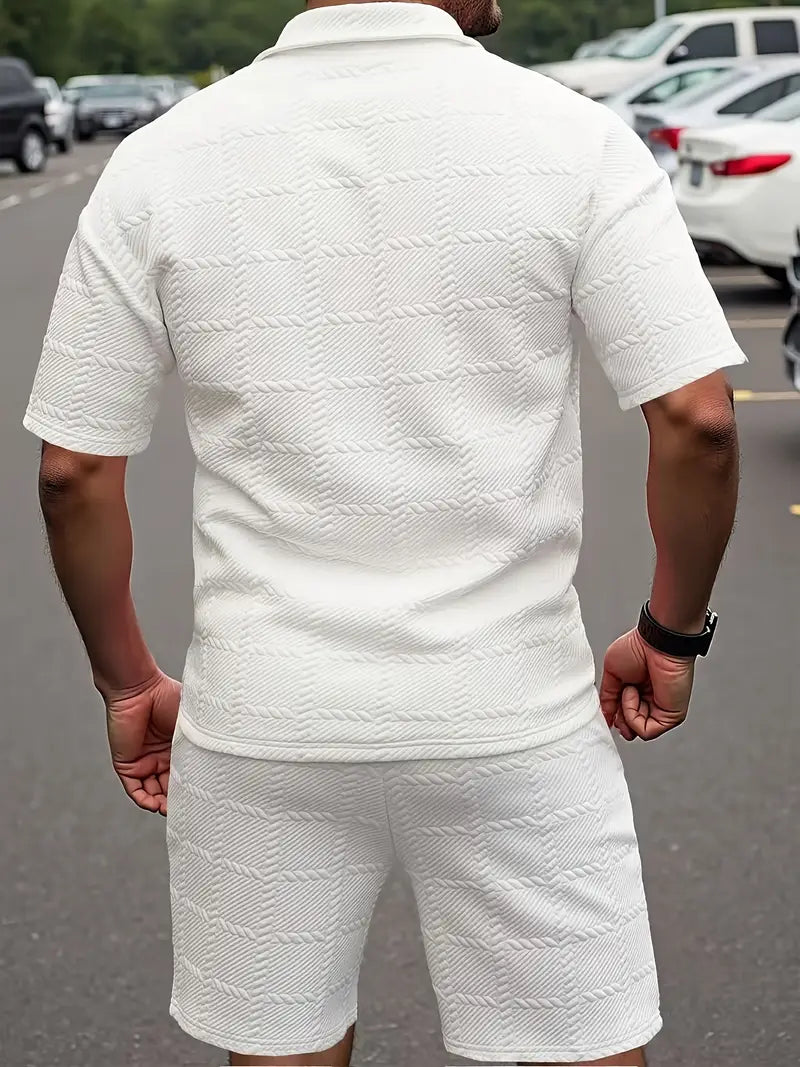 Malcolm – Textured Two-Piece Set