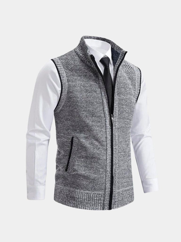 Mitchell – Refined Full-Zip Vest