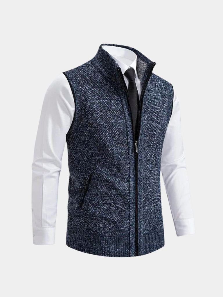 Mitchell – Refined Full-Zip Vest