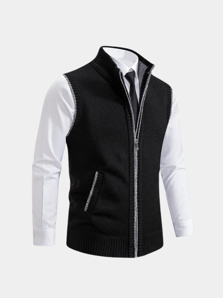 Mitchell – Refined Full-Zip Vest