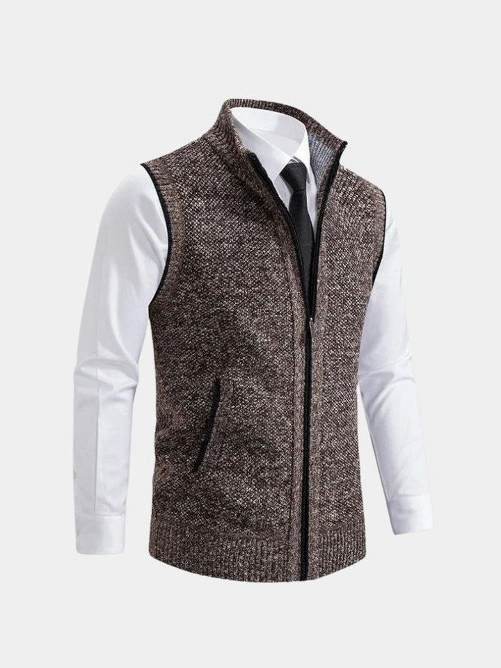Mitchell – Refined Full-Zip Vest