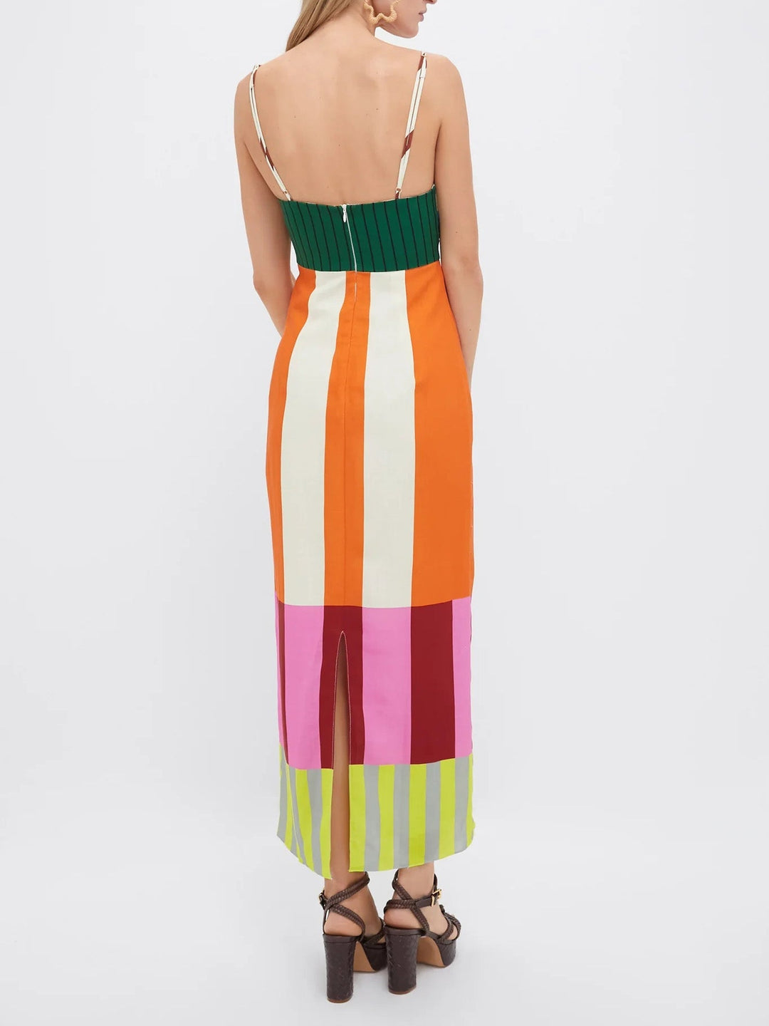 Elodie – Bold Stripe Statement Dress