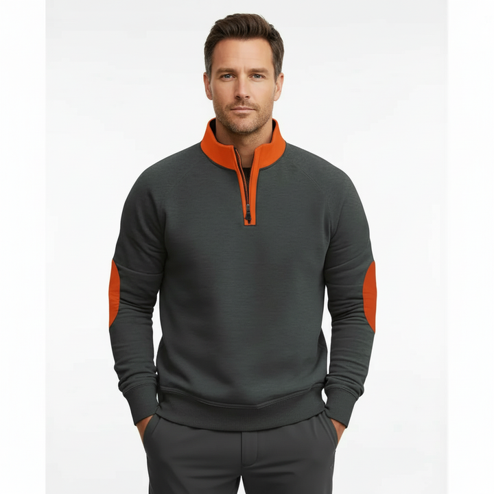 Nathan – Casual Quarter Zip Pullover