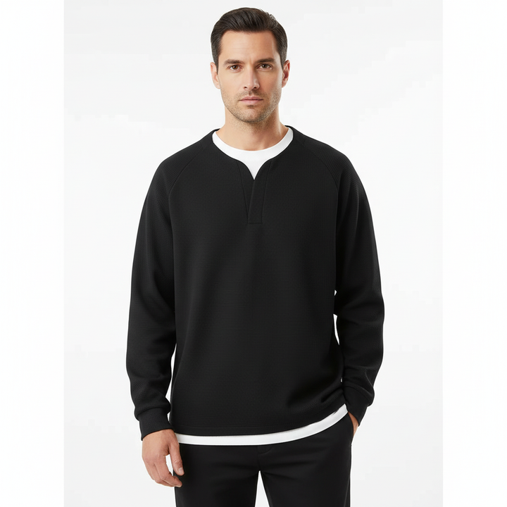 Aldous – Everyday Waffle-Knit Long Sleeve