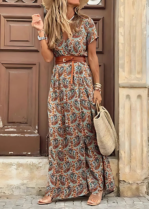 Marielle – Boho Breeze Midi Dress