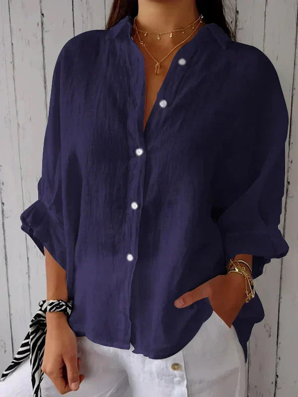 Hannah – Timeless Button-Up Shirt