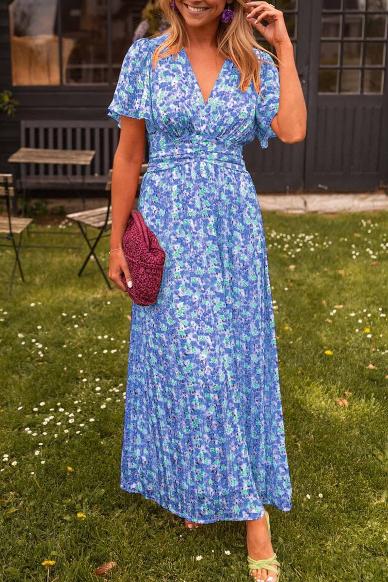 Christina – Long Floral Maxi Dress