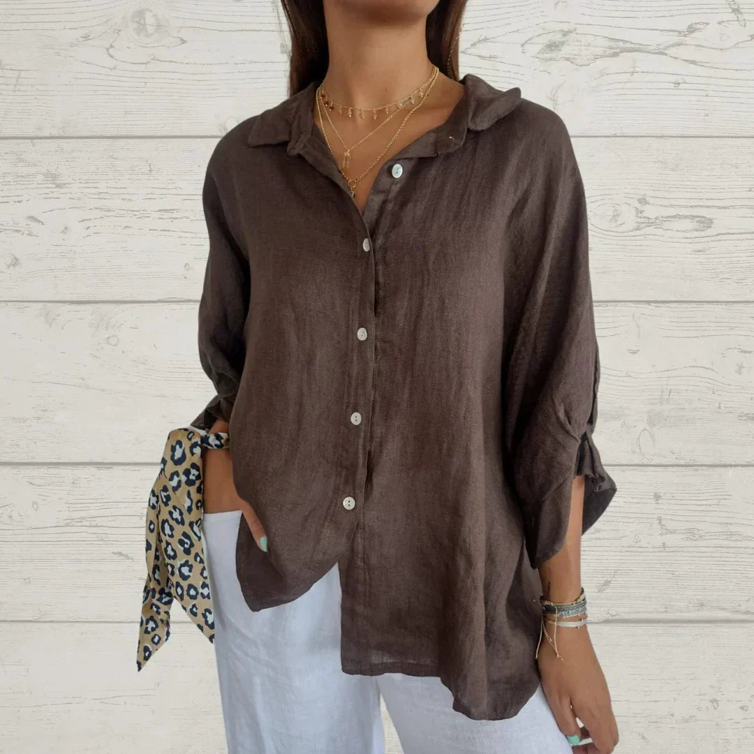 Hannah – Timeless Button-Up Shirt