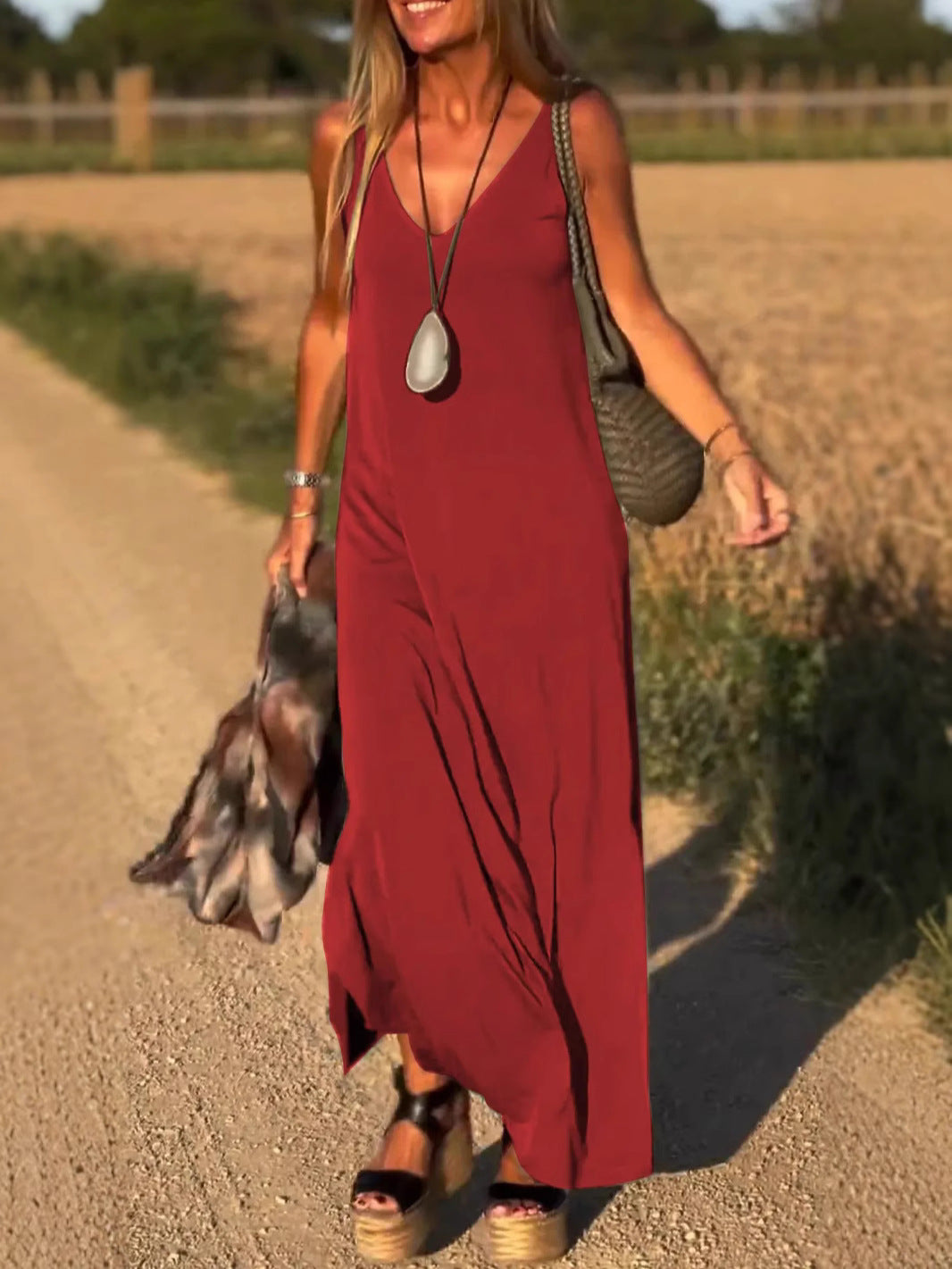 Sierra – Effortless Boho Maxi Dress