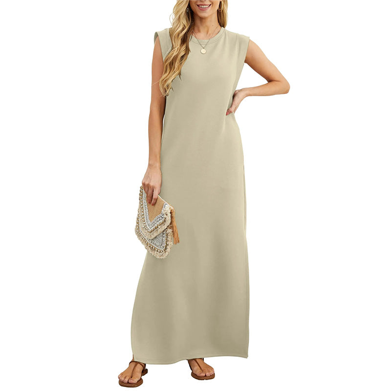 Claire – No-Fuss Side-Slit Spring Dress