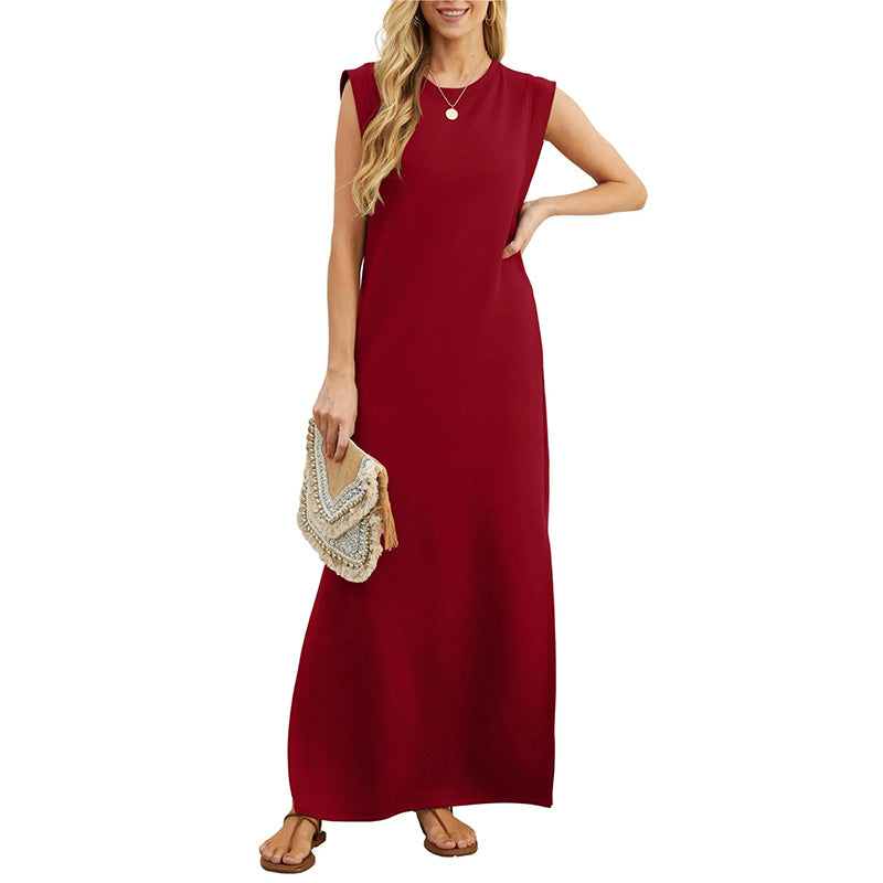 Claire – No-Fuss Side-Slit Spring Dress