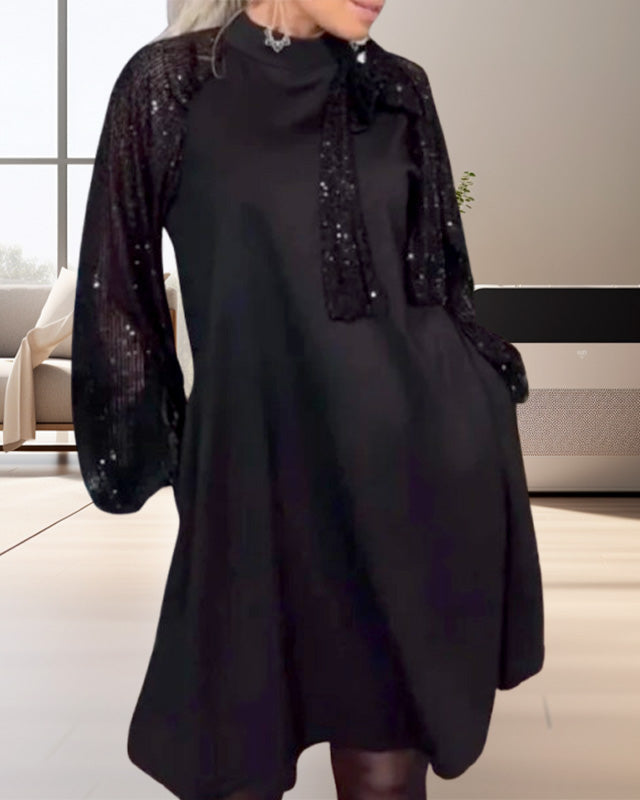 Olivia – The Sequin Patchwork Dress