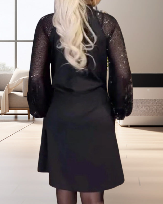 Olivia – The Sequin Patchwork Dress