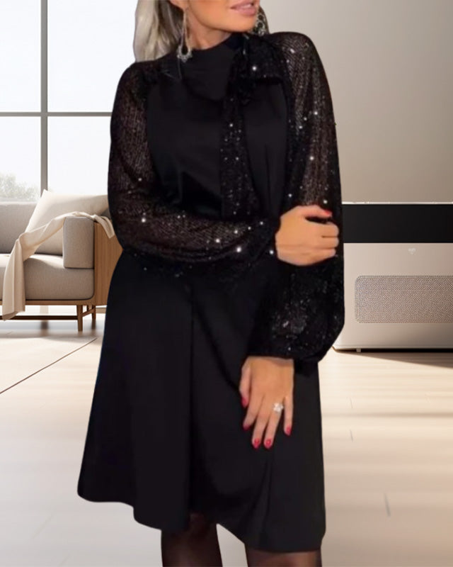 Olivia – The Sequin Patchwork Dress