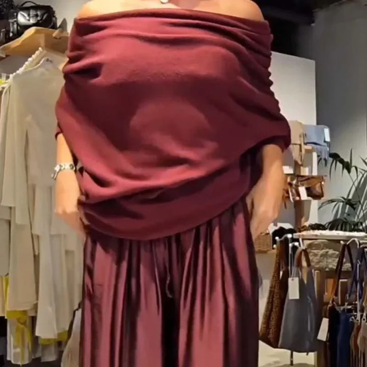 Emily – Off-Shoulder Elegant Set