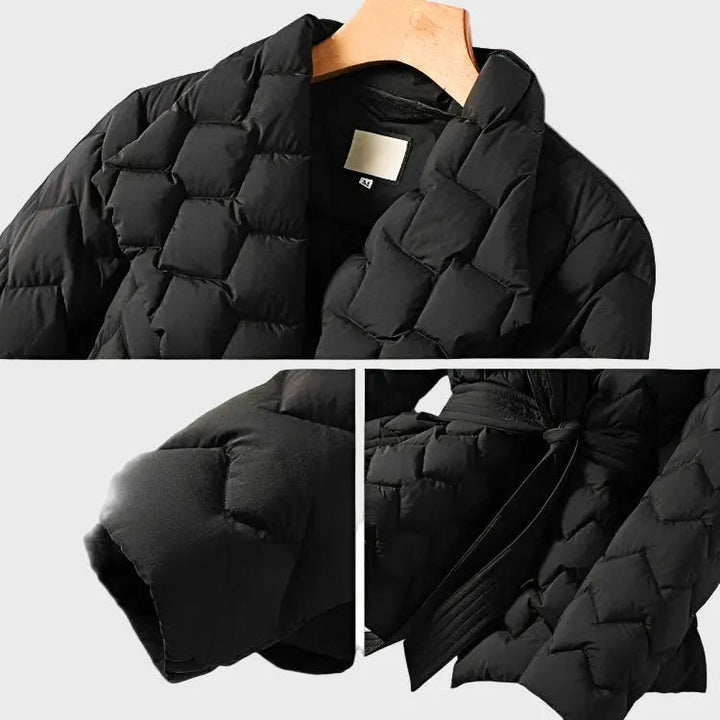 Camila – Quilted Belted Puffer Jacket