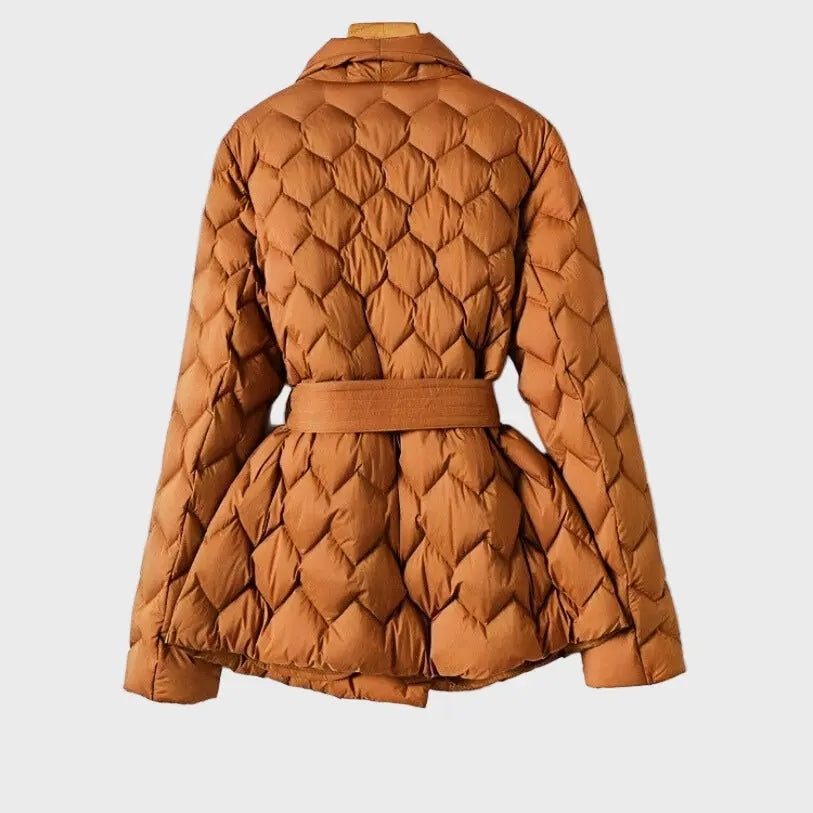 Camila – Quilted Belted Puffer Jacket