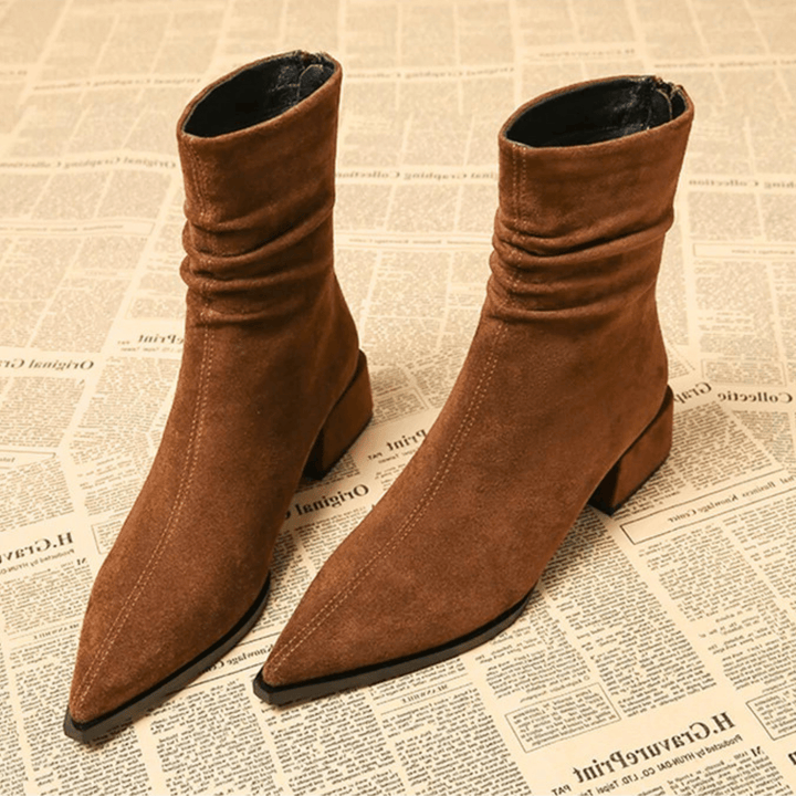 Valerie – Sleek Everyday Suede-Inspired Boots