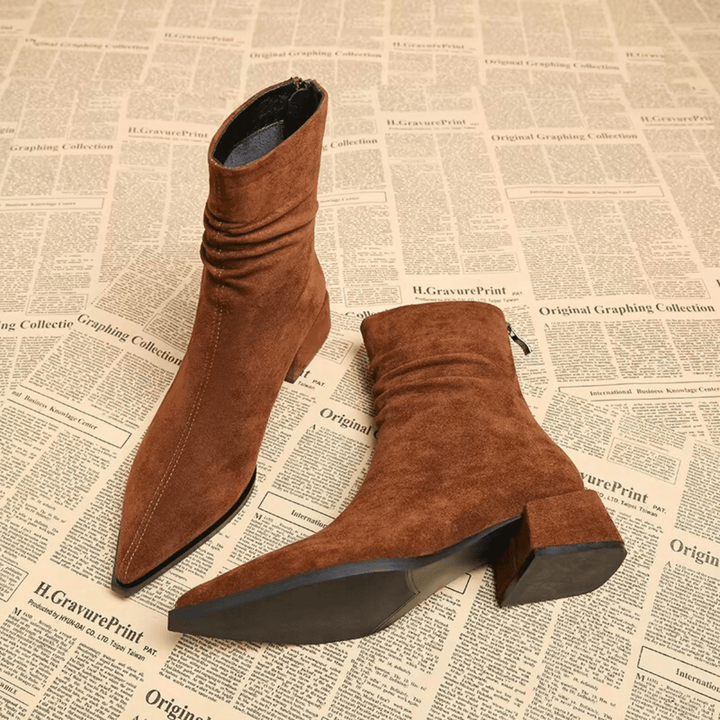 Valerie – Sleek Everyday Suede-Inspired Boots