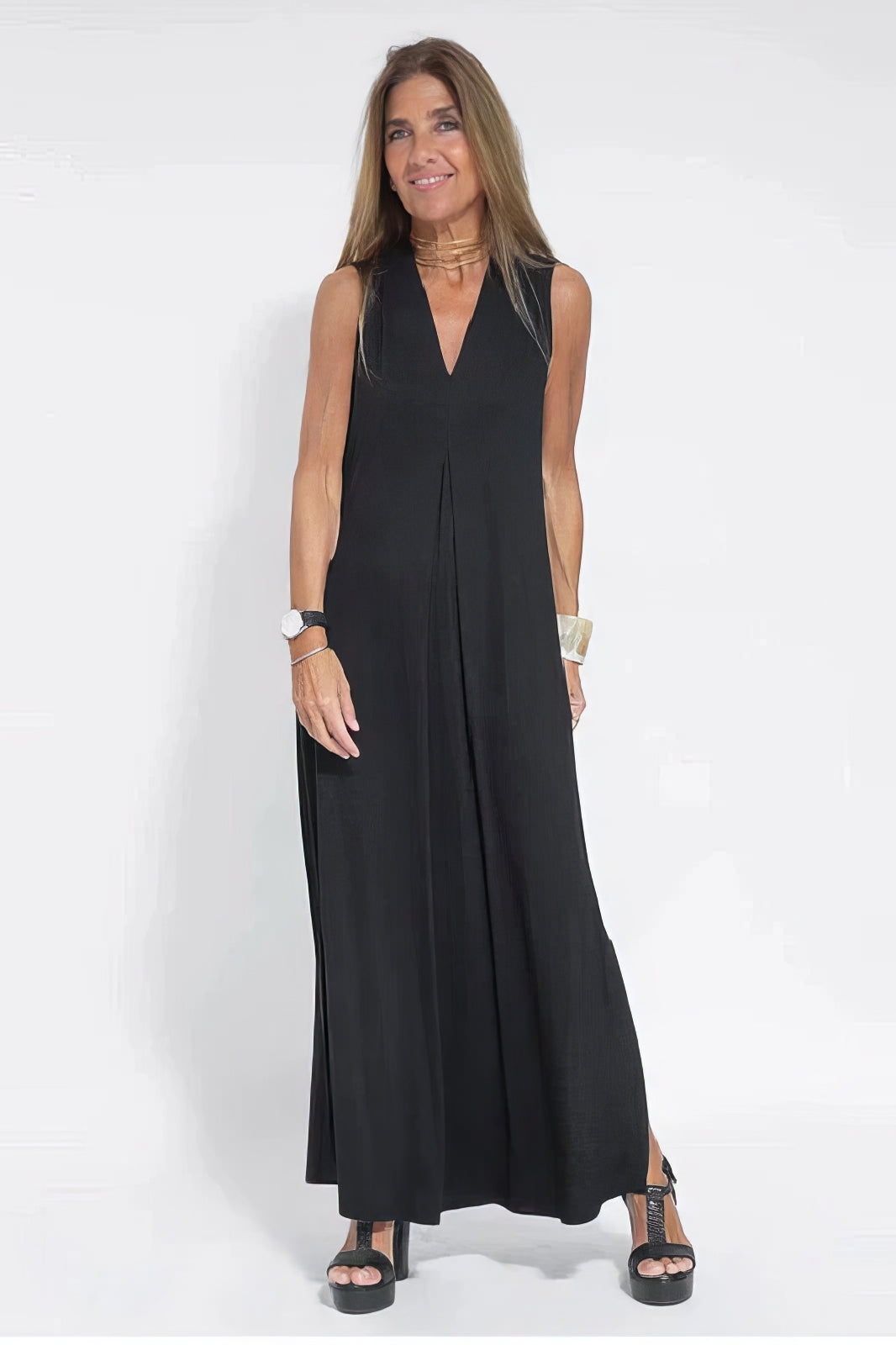 Clodagh – Sculpting Maxi Dress with Free Cardigan