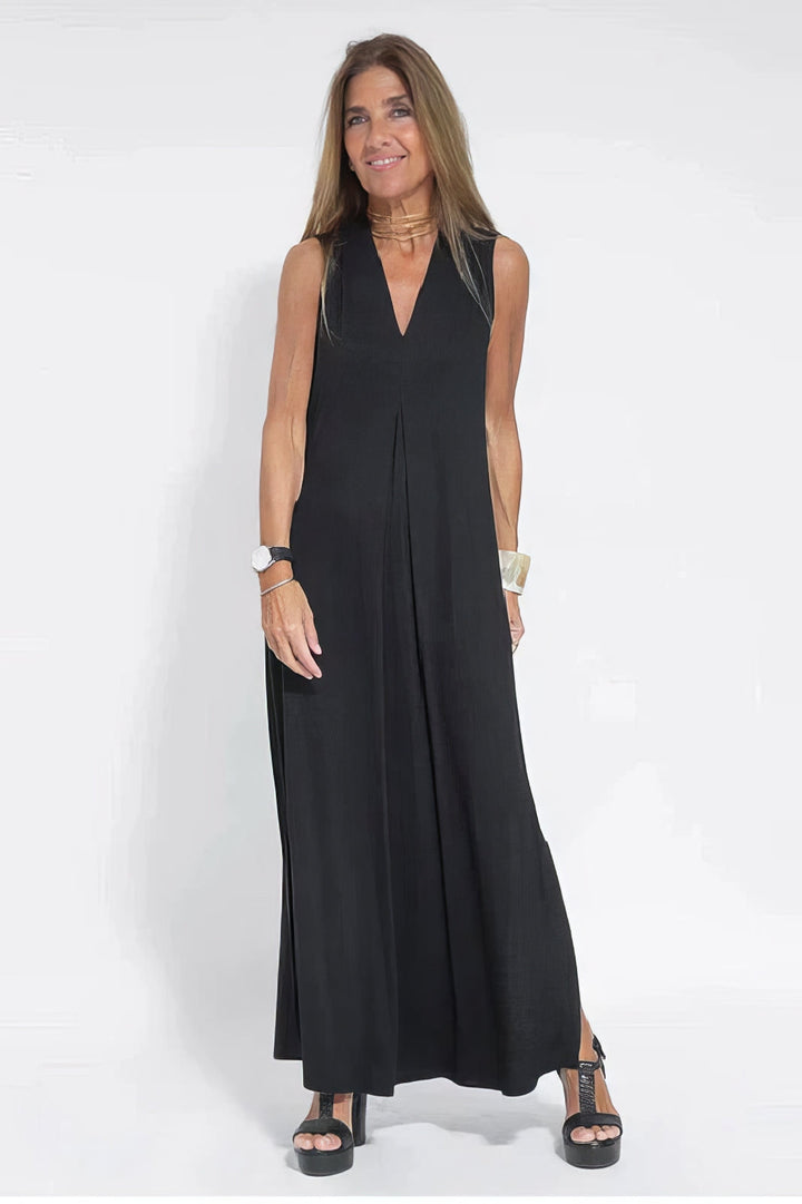 Clodagh – Sculpting Maxi Dress with Free Cardigan